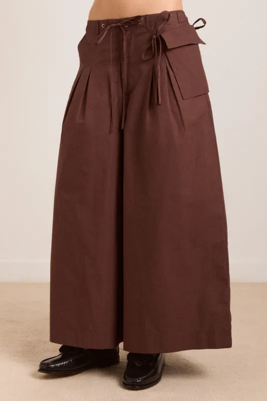 tatianna culotte - choc sold by Damson Madder