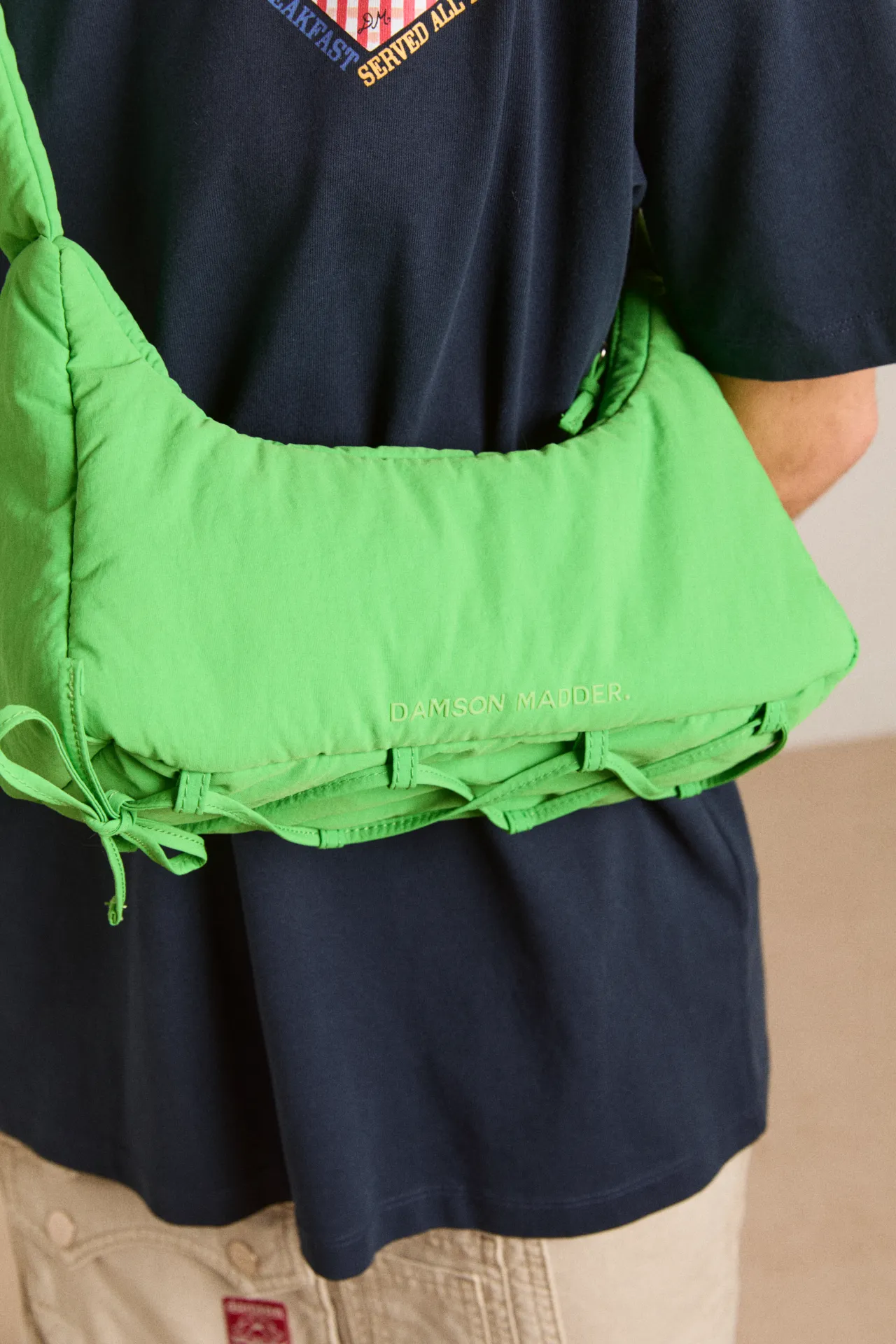 Puffy Saz Bag - Green sold by Damson Madder product image thumbnail 3