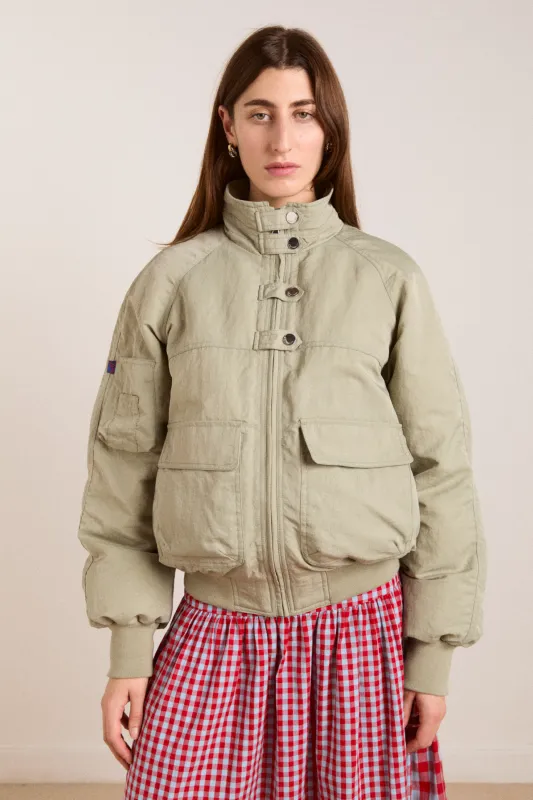 Chachi Bomber - Pale Aqua sold by Damson Madder