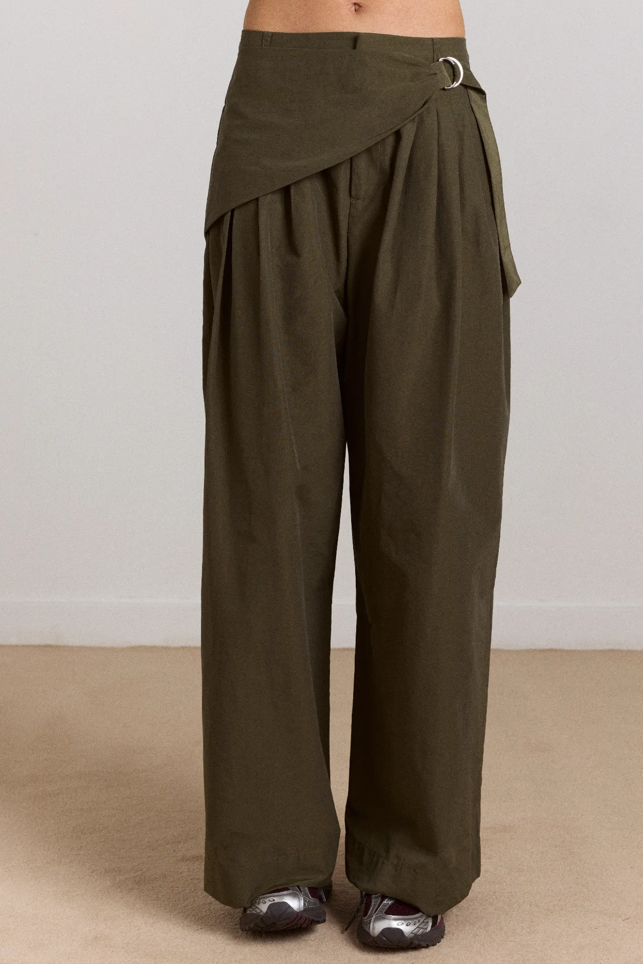 Fabia Trouser - Khaki sold by Damson Madder product image thumbnail 4