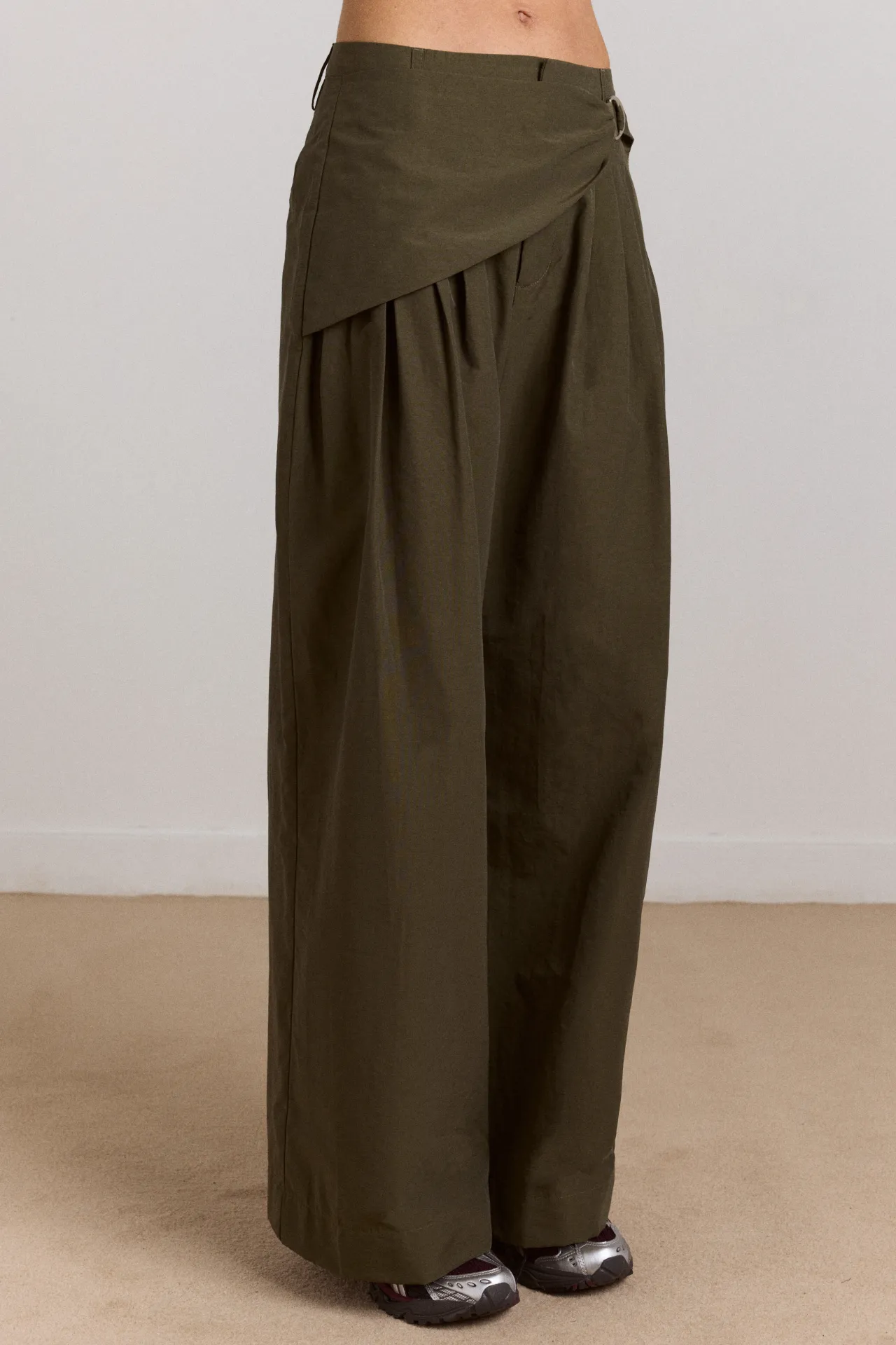 Fabia Trouser - Khaki sold by Damson Madder product image thumbnail 5