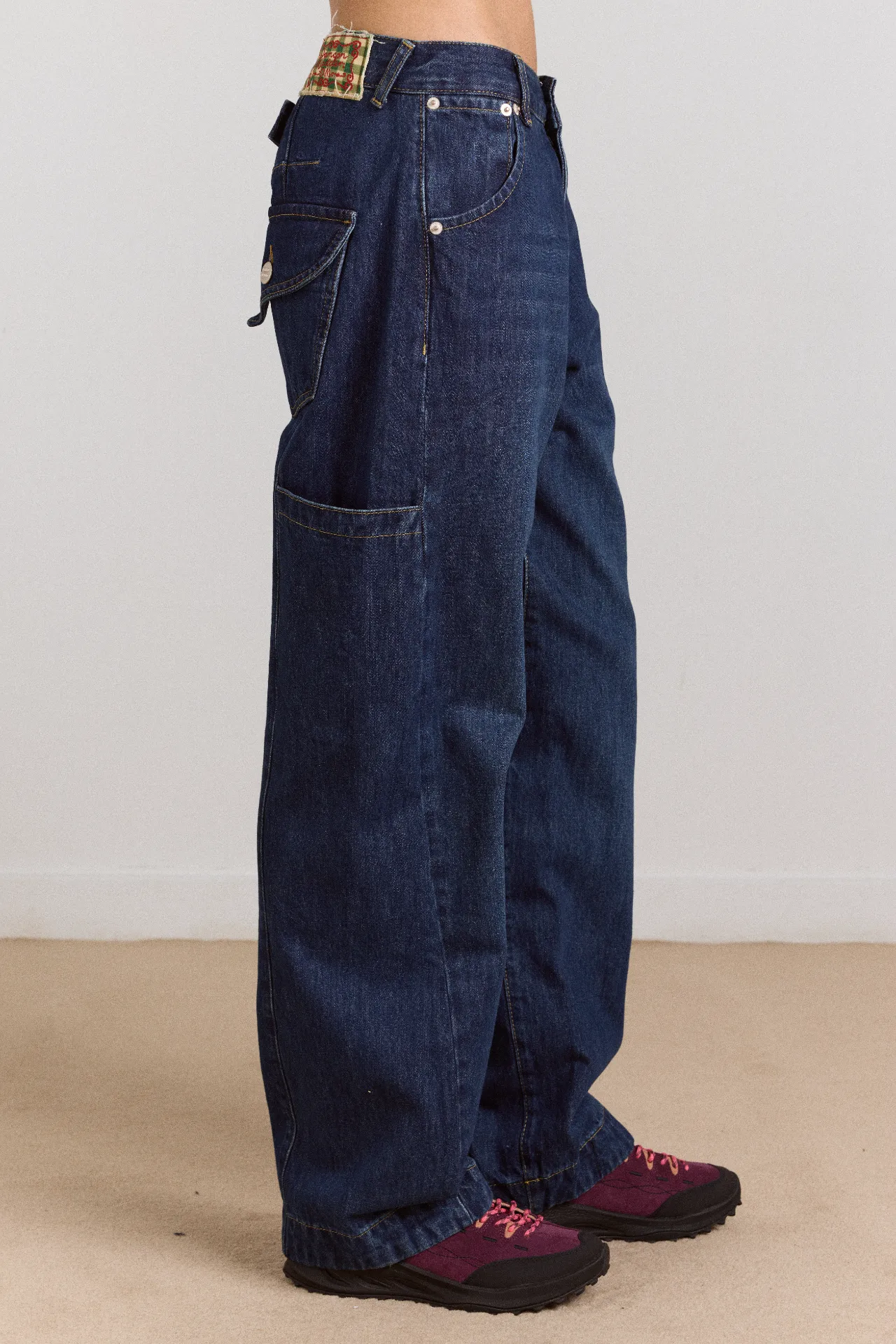 nina jean - authentic mid blue wash sold by Damson Madder product image thumbnail 4