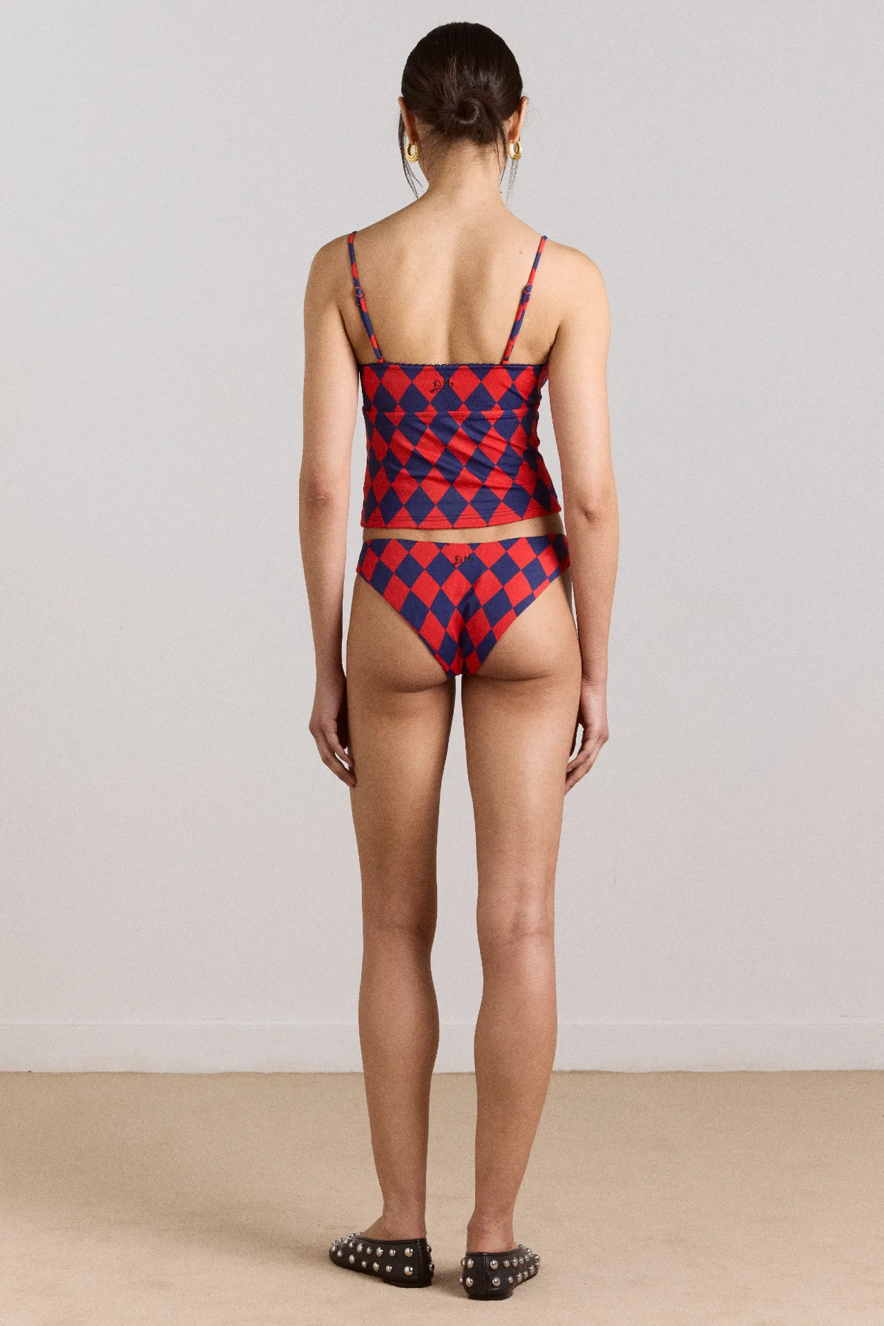 wren bikini bottom - harlequin print sold by Damson Madder product image thumbnail 5
