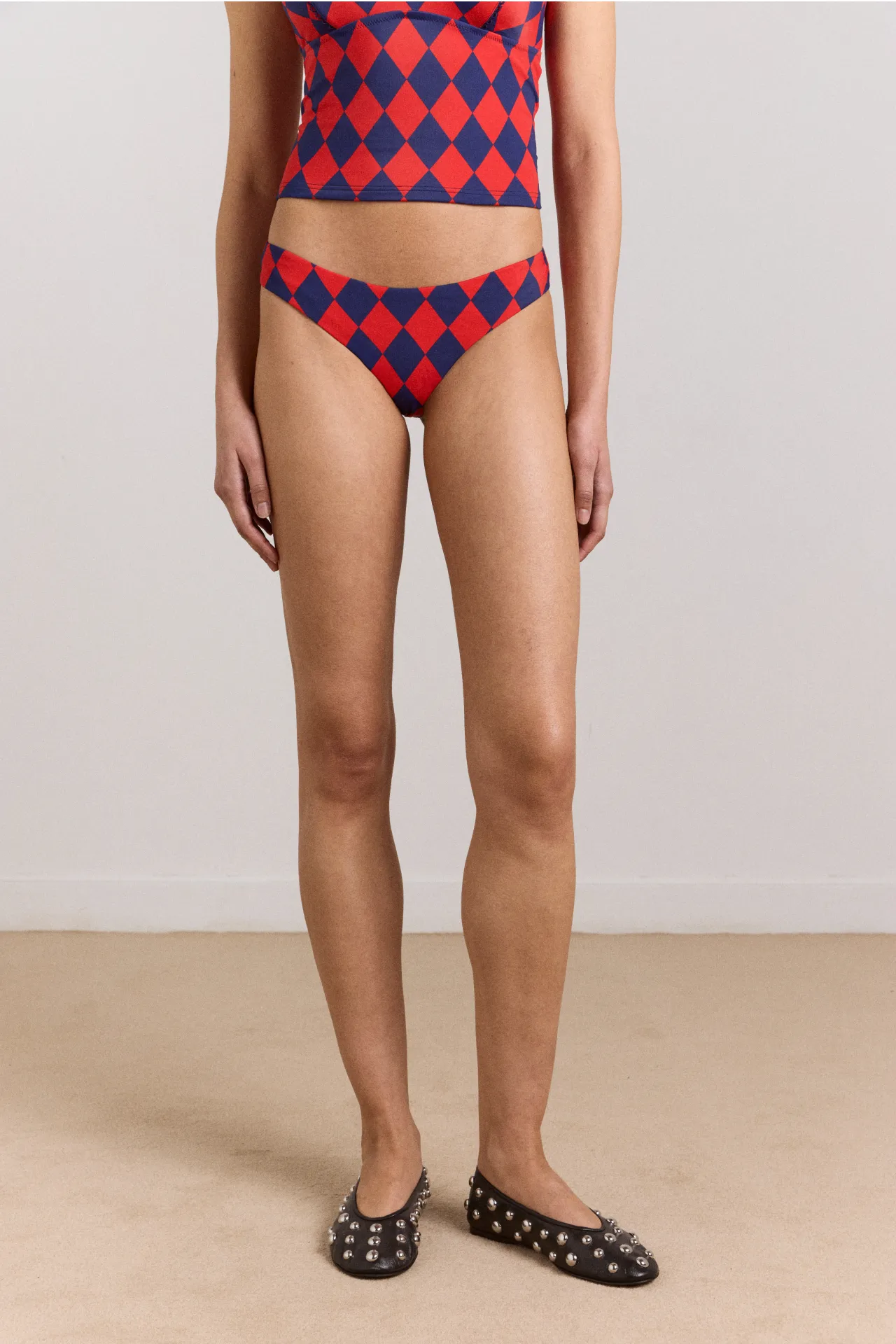 wren bikini bottom - harlequin print sold by Damson Madder product image thumbnail 4