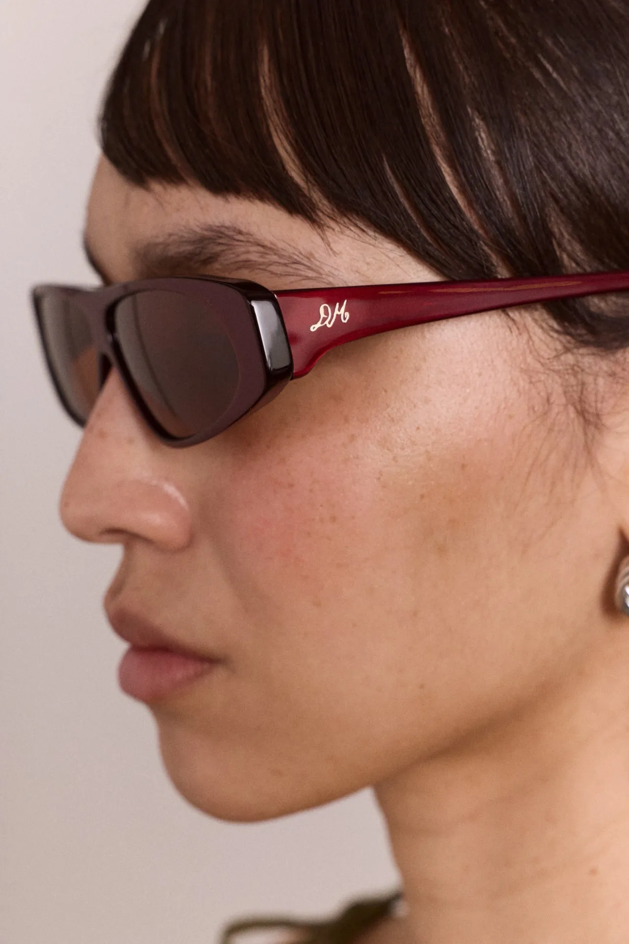mateo sporty sunglasses - metallic plum sold by Damson Madder product image thumbnail 3