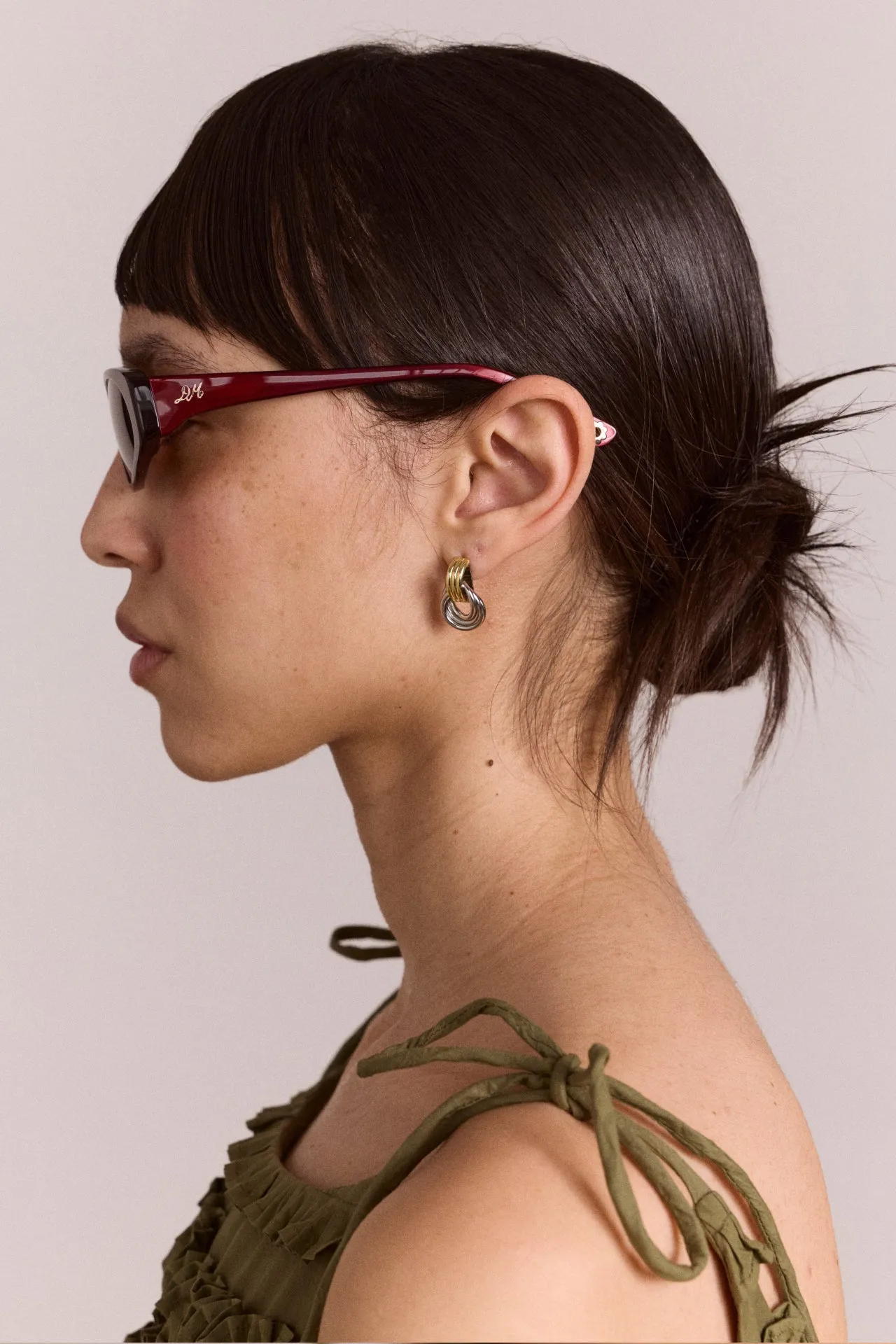 mateo sporty sunglasses - metallic plum sold by Damson Madder product image thumbnail 4