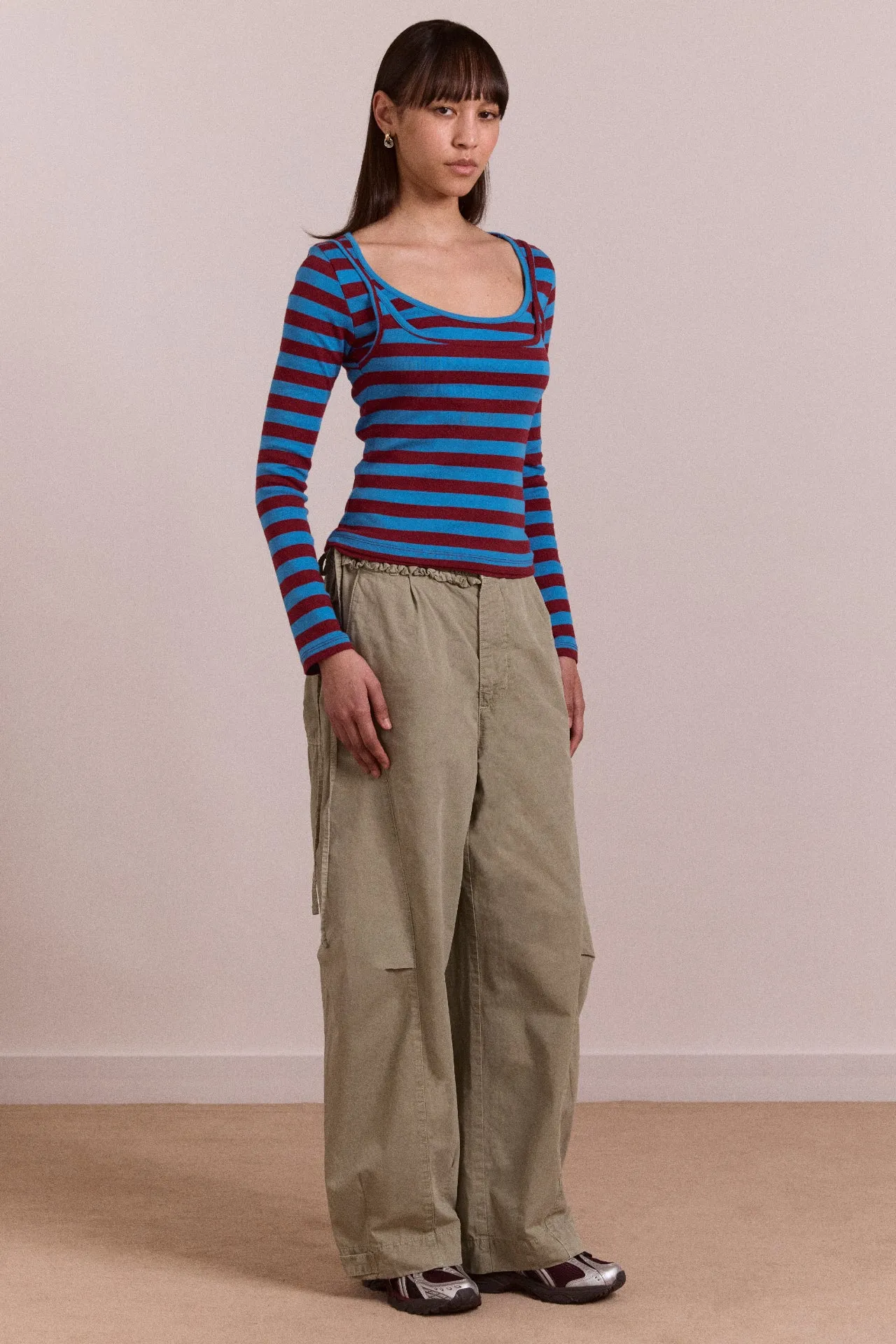 liv trouser - sage sold by Damson Madder product image thumbnail 4