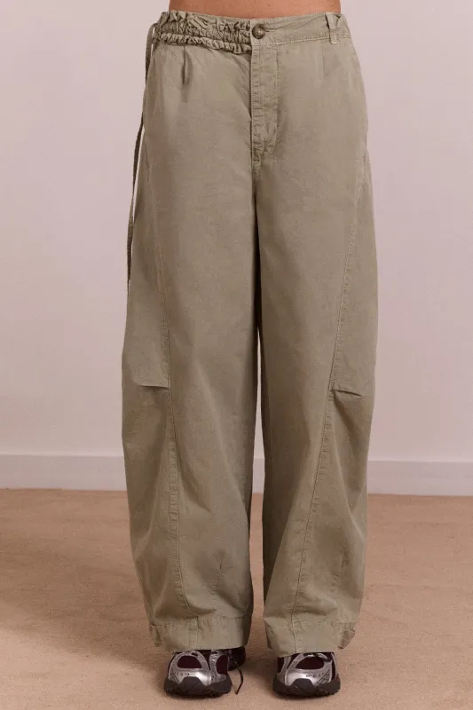 liv trouser - sage sold by Damson Madder