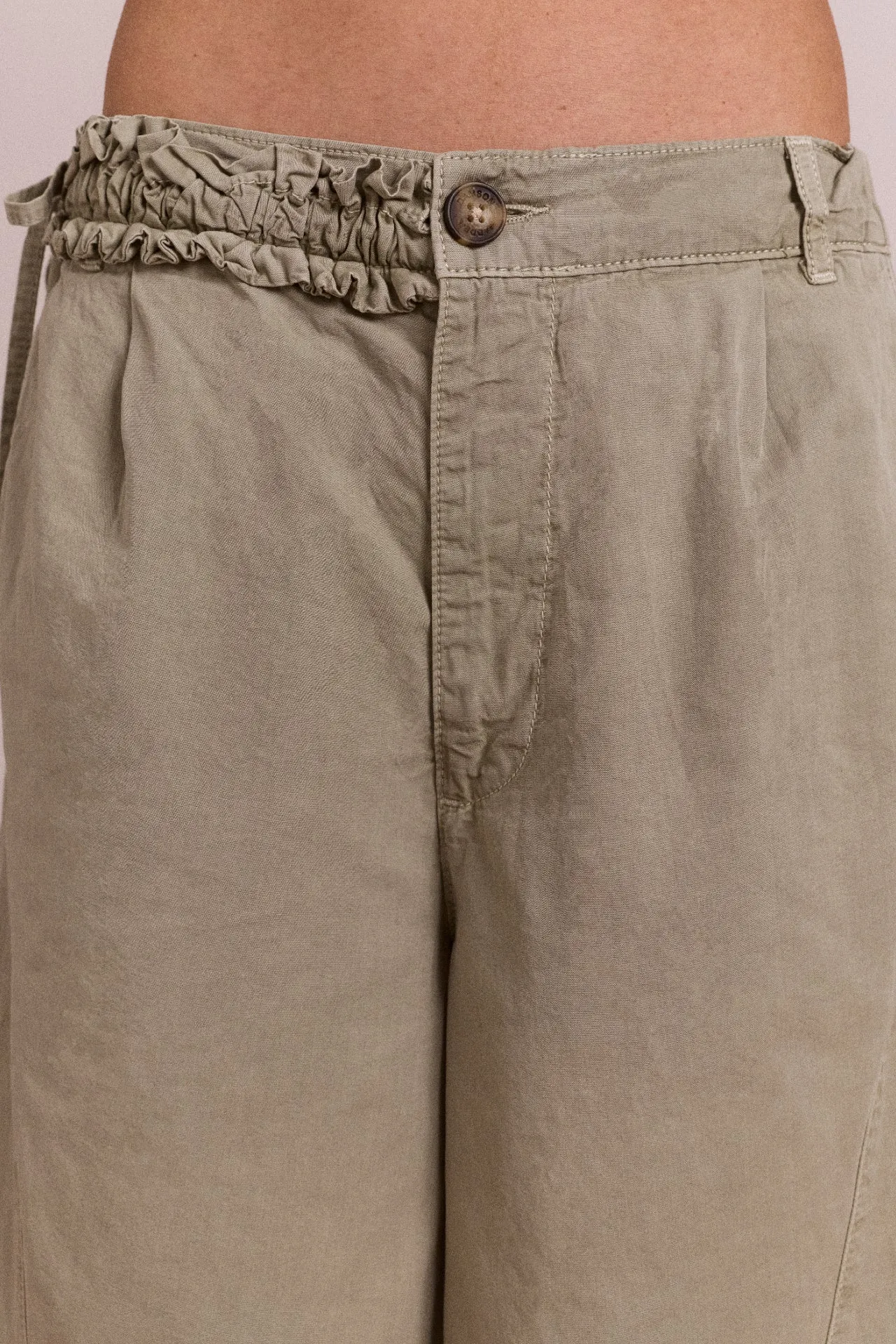 liv trouser - sage sold by Damson Madder product image thumbnail 5