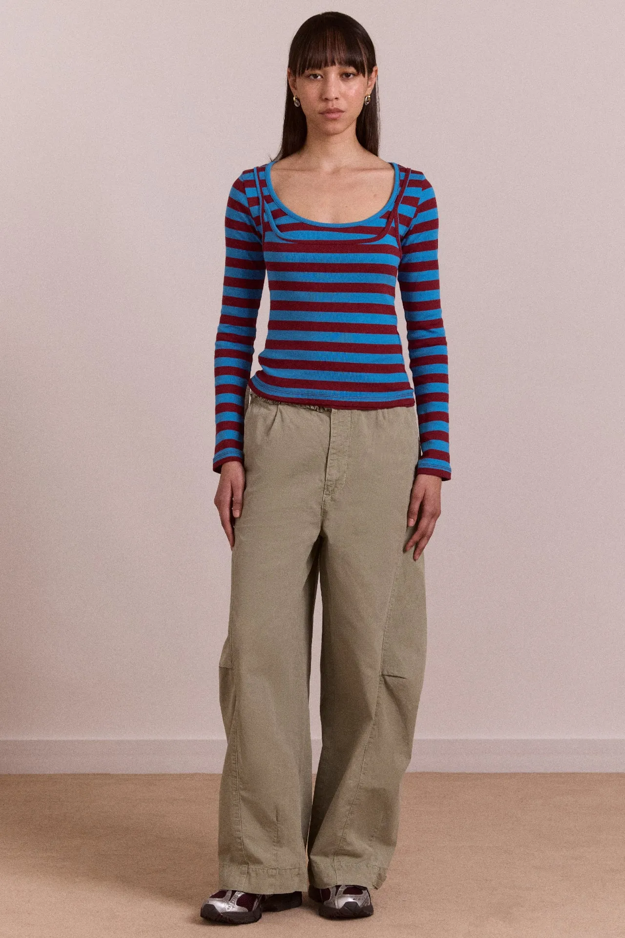 liv trouser - sage sold by Damson Madder product image thumbnail 2