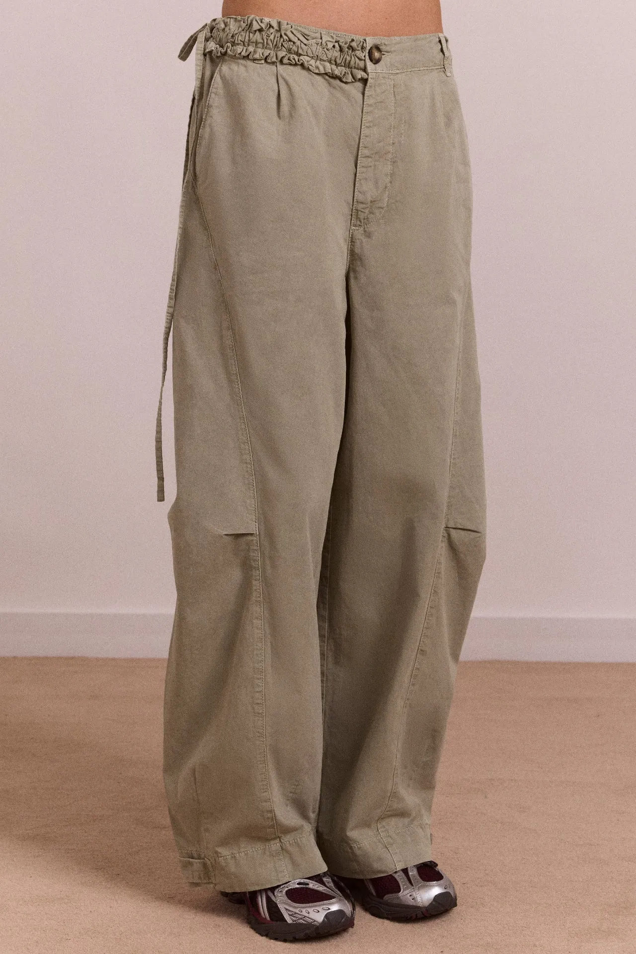 liv trouser - sage sold by Damson Madder product image thumbnail 3