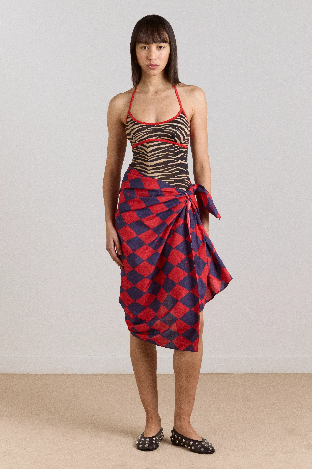 sarong - harlequin print sold by Damson Madder product image thumbnail 2