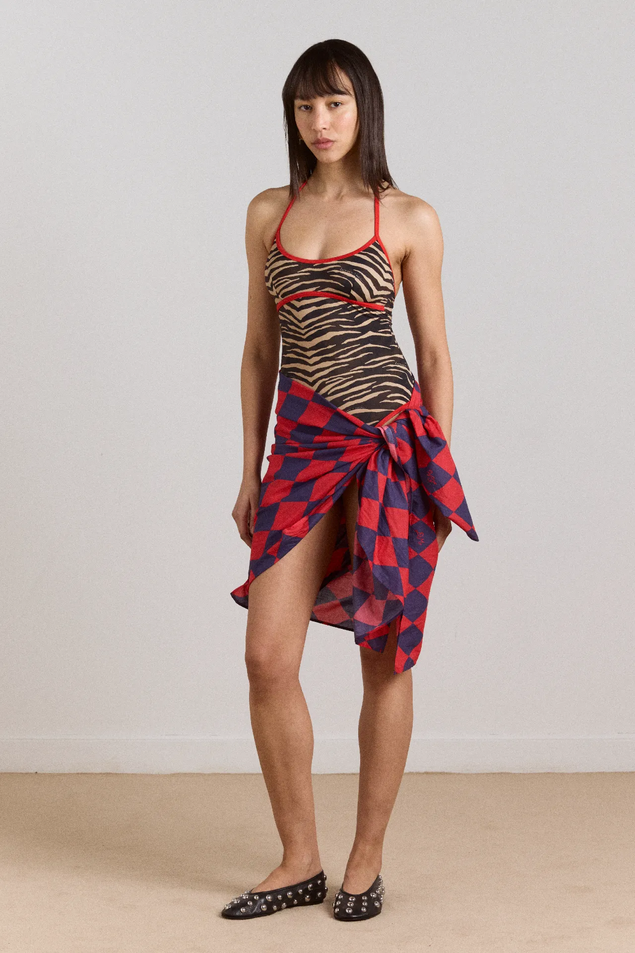 sarong - harlequin print sold by Damson Madder