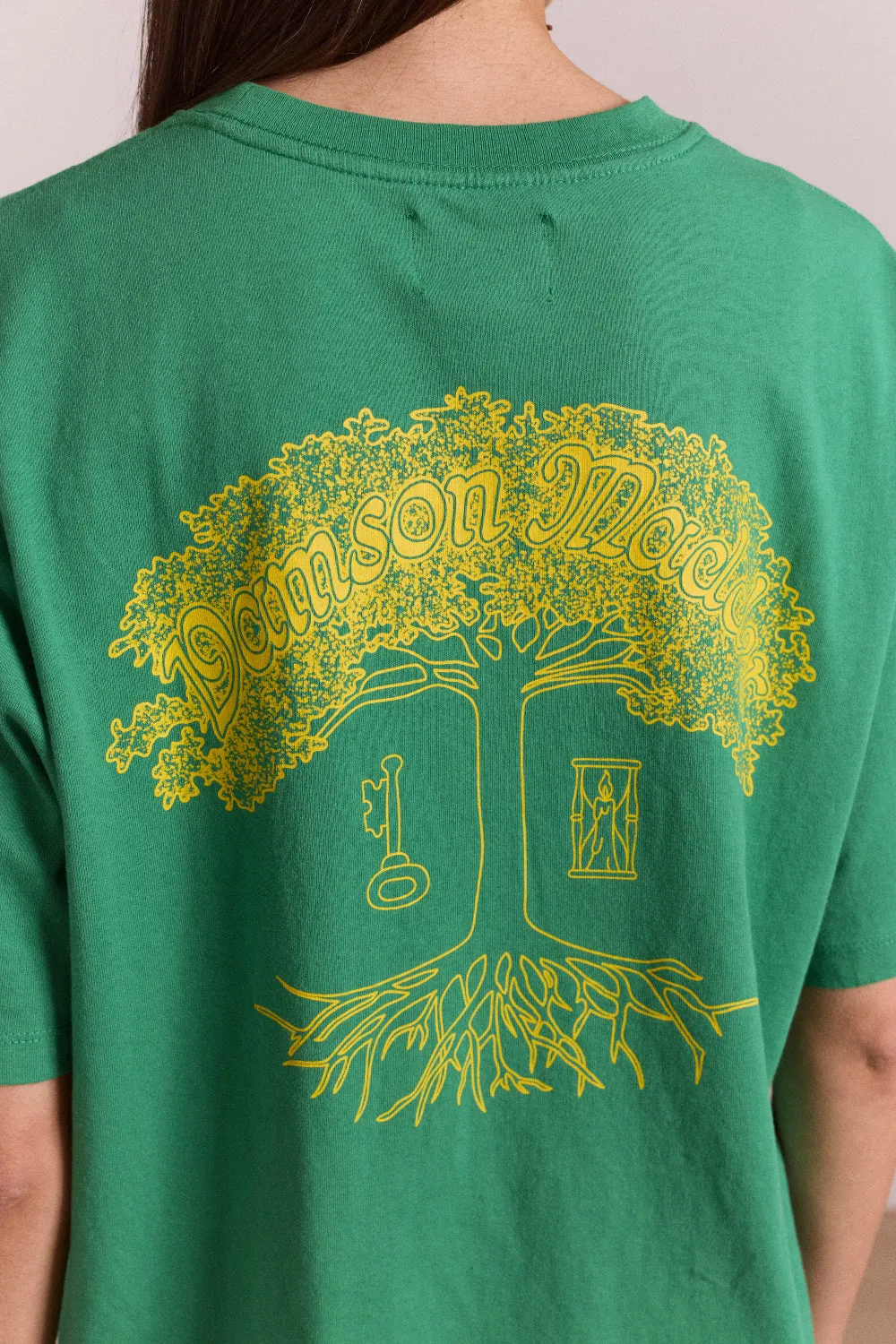 daily rituals graphic tee - green sold by Damson Madder product image thumbnail 4