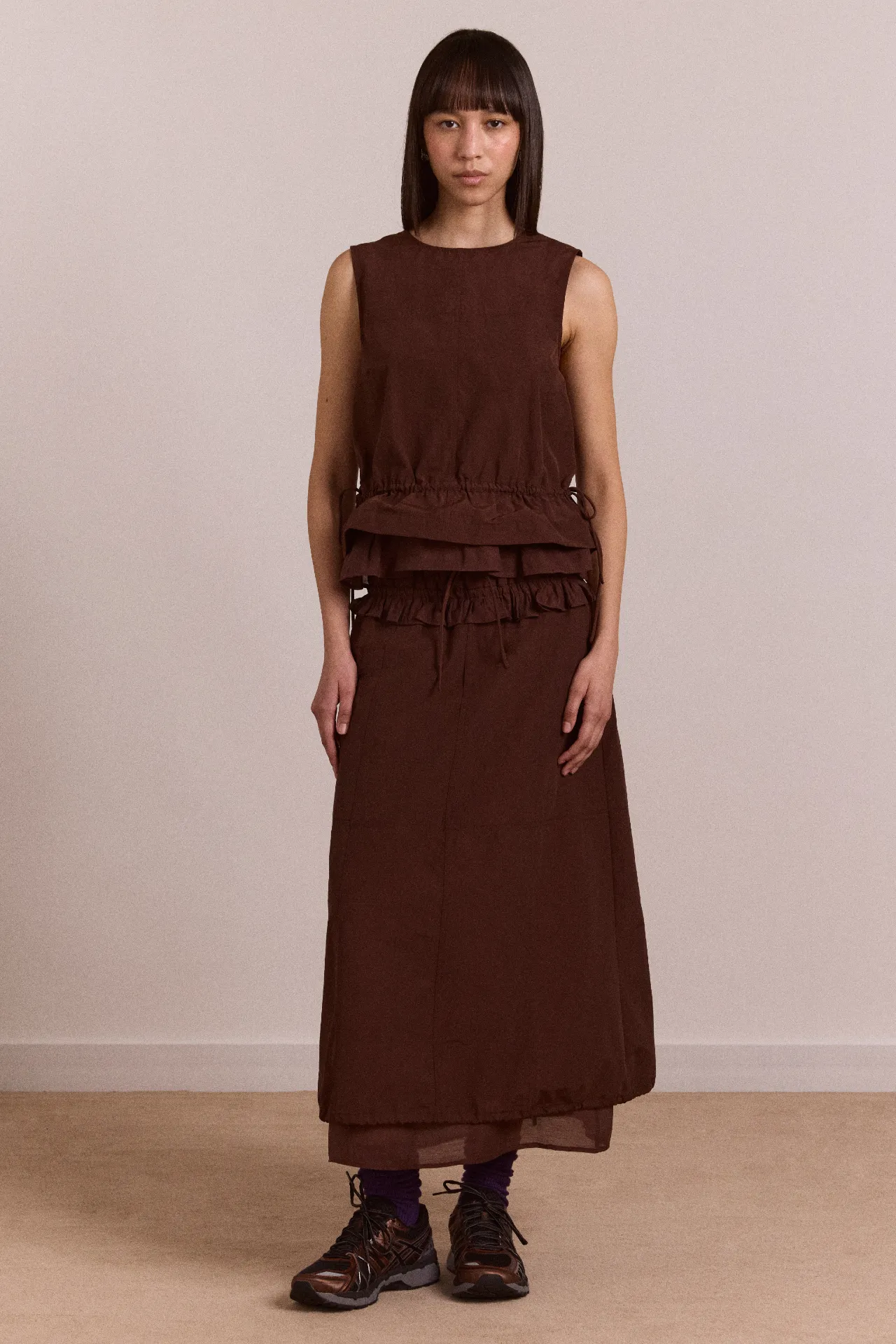 ailani blouse - choc sold by Damson Madder product image thumbnail 2