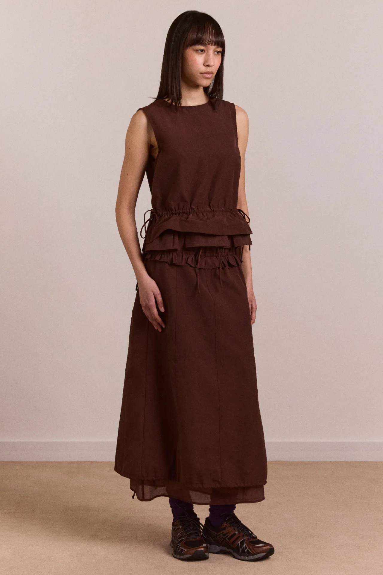 ailani blouse - choc sold by Damson Madder product image thumbnail 3