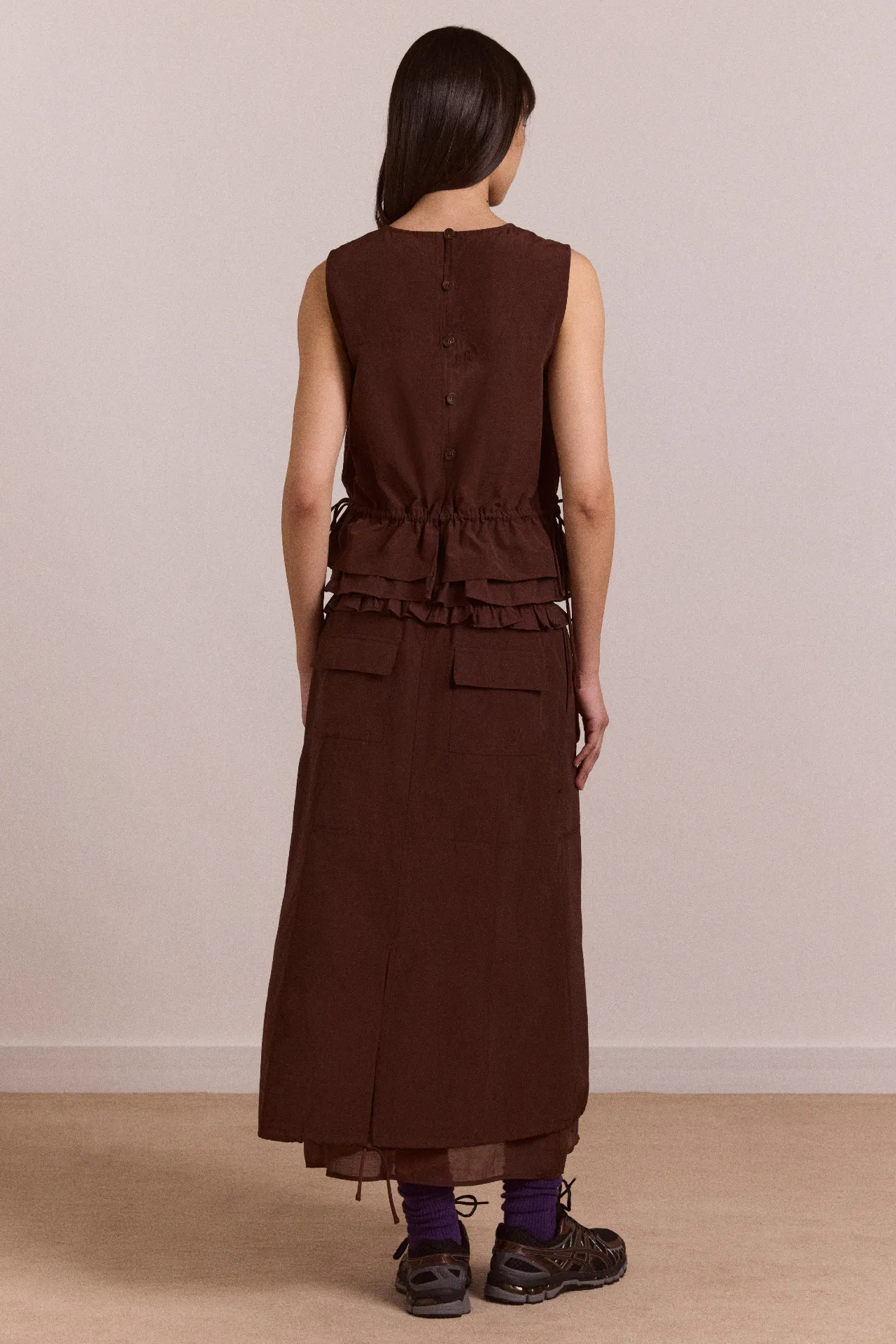 ailani blouse - choc sold by Damson Madder product image thumbnail 4