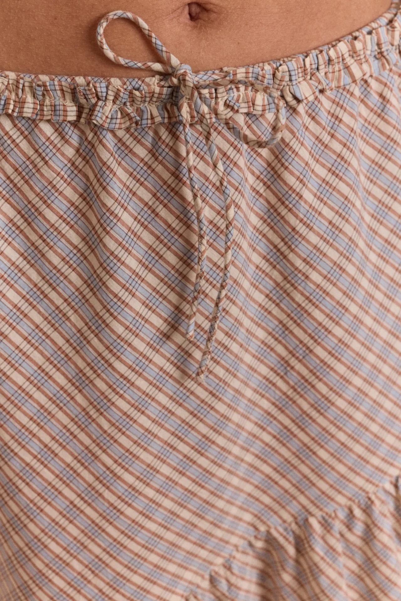 sigourney skirt - ginger check sold by Damson Madder product image thumbnail 5
