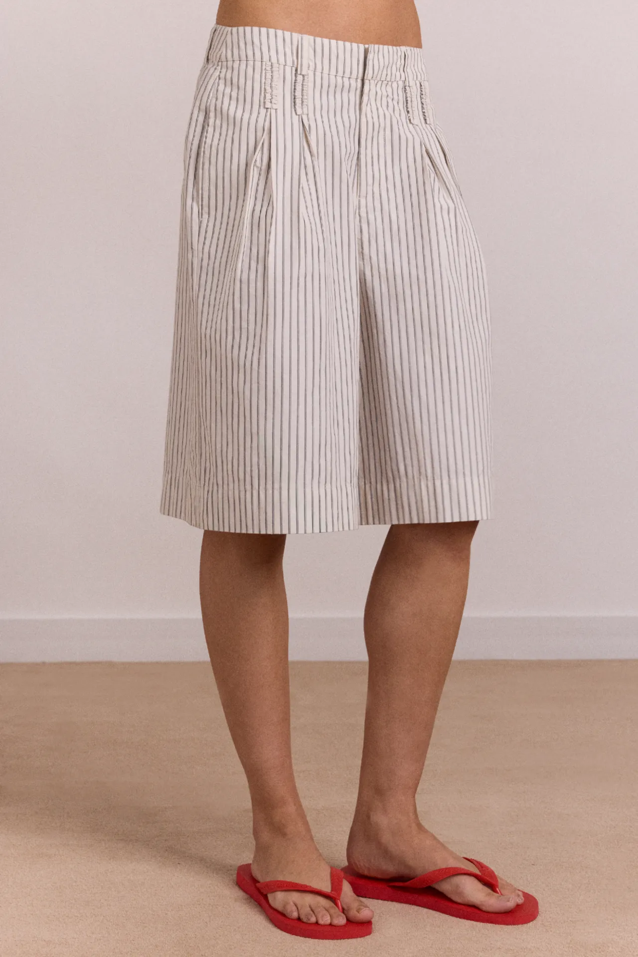 ambrosia shorts - stripe sold by Damson Madder