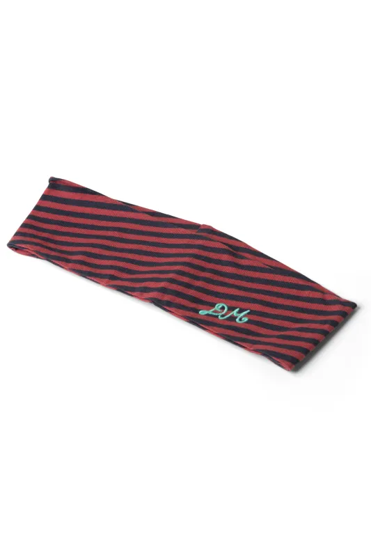 jersey headband - red stripe made by Damson Madder