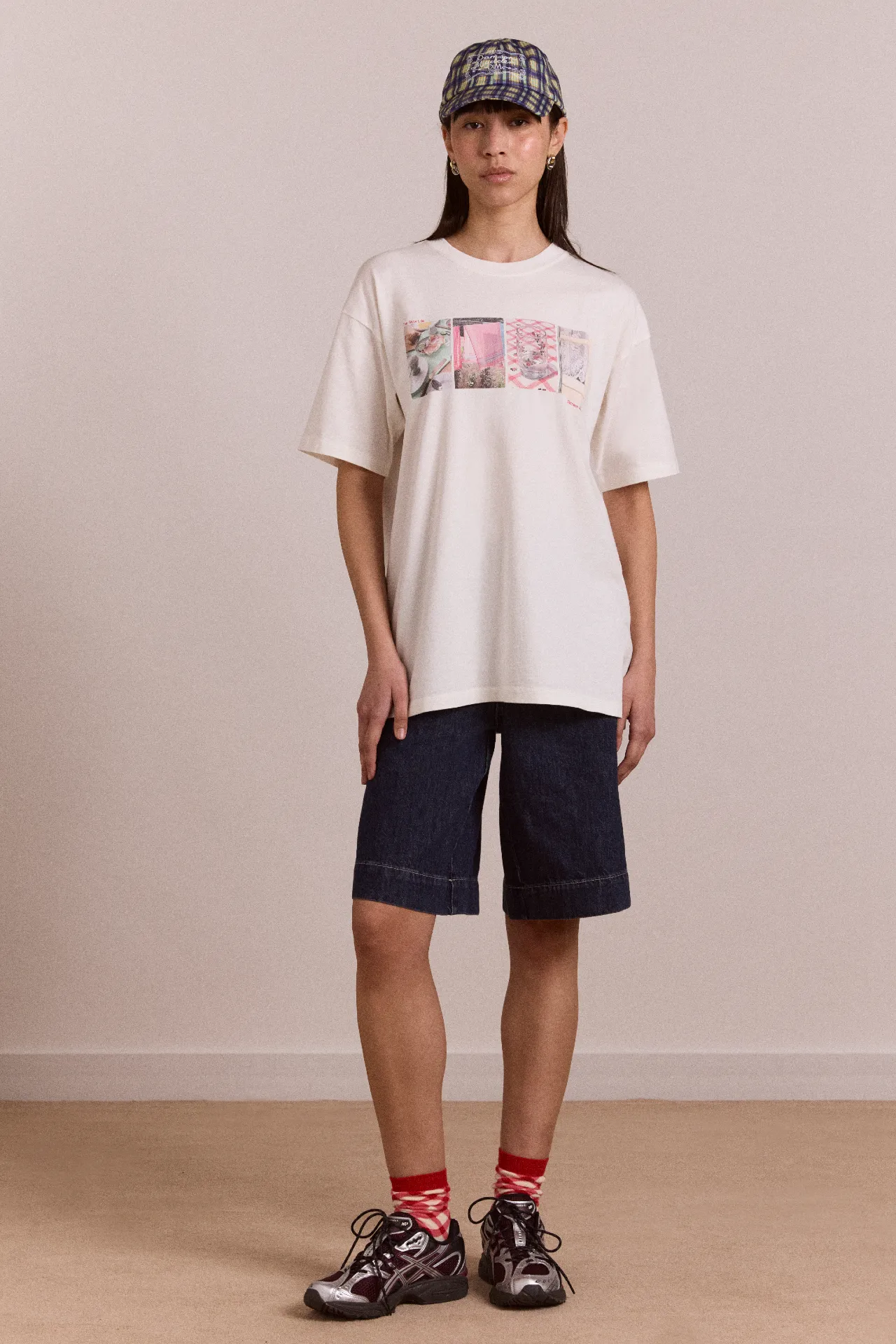 slow life crossword graphic tee - ecru sold by Damson Madder product image thumbnail 3