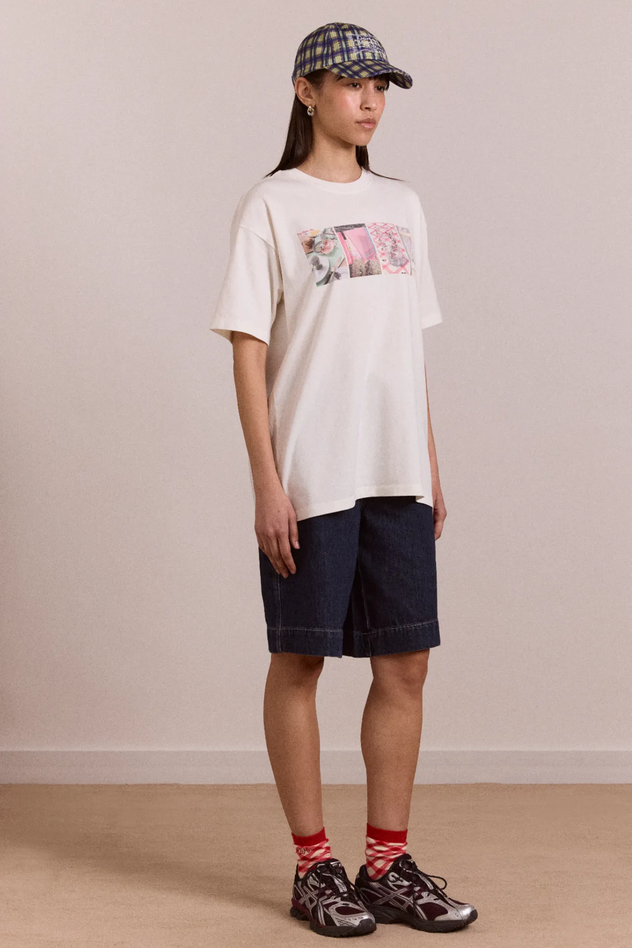 slow life crossword graphic tee - ecru sold by Damson Madder product image thumbnail 4