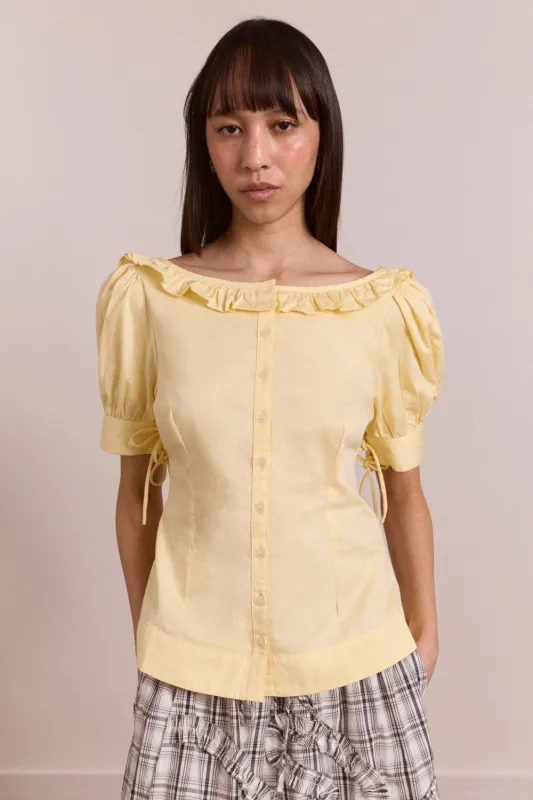 anke blouse - butter made by Damson Madder