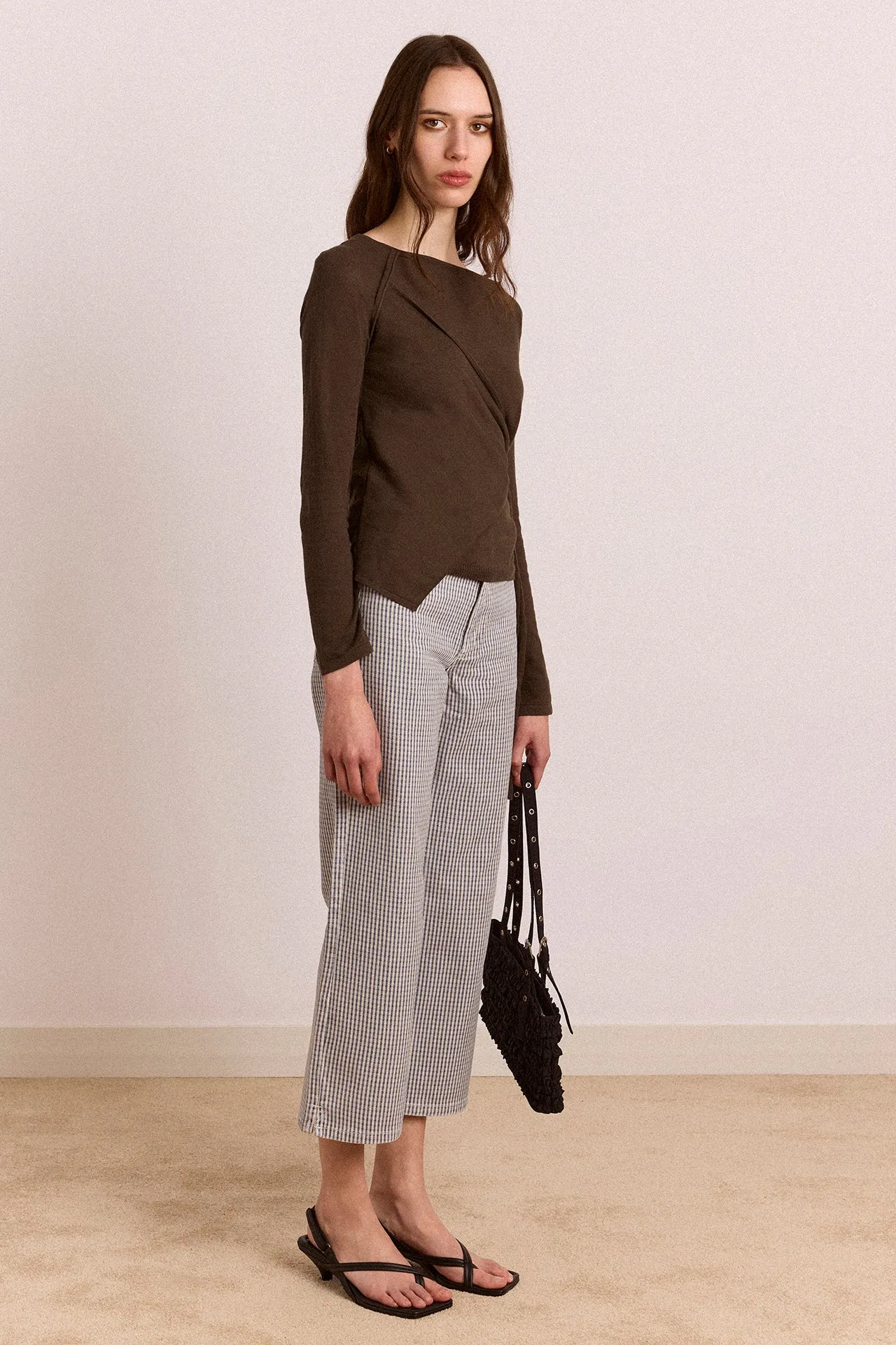 Anya Capri Jeans - Micro Check sold by Damson Madder product image thumbnail 4