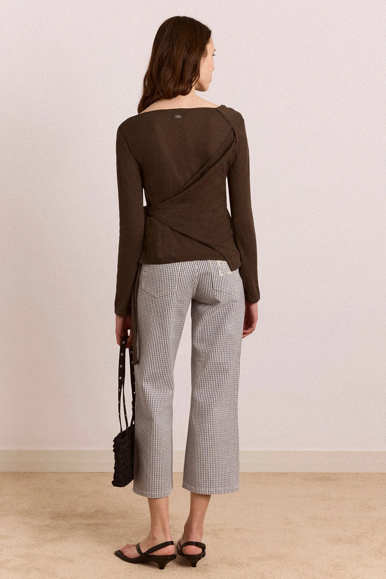 Anya Capri Jeans - Micro Check sold by Damson Madder product image thumbnail 5