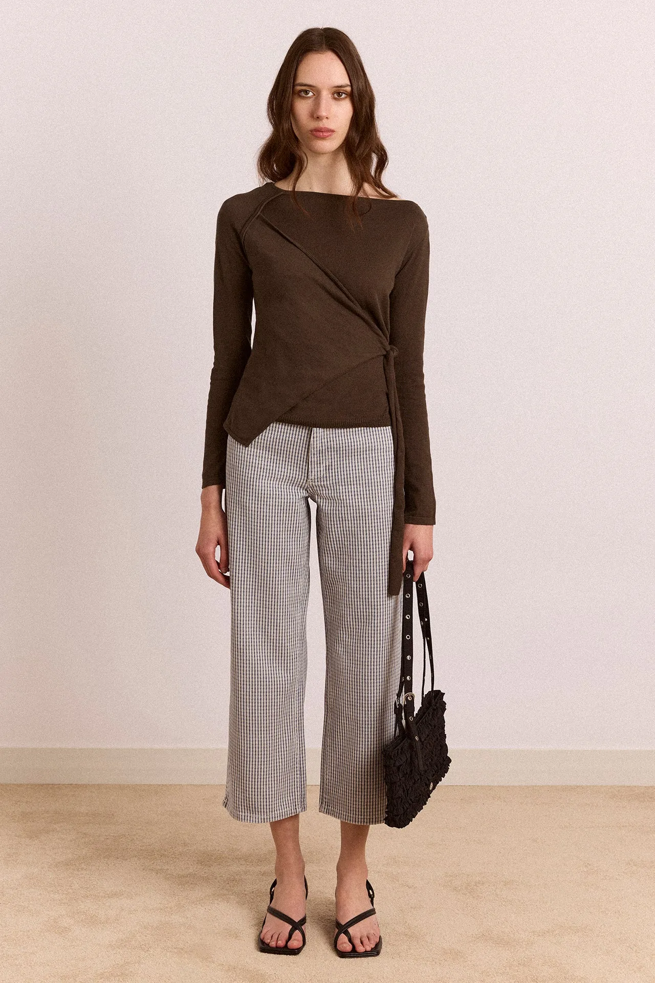 Anya Capri Jeans - Micro Check sold by Damson Madder product image thumbnail 2