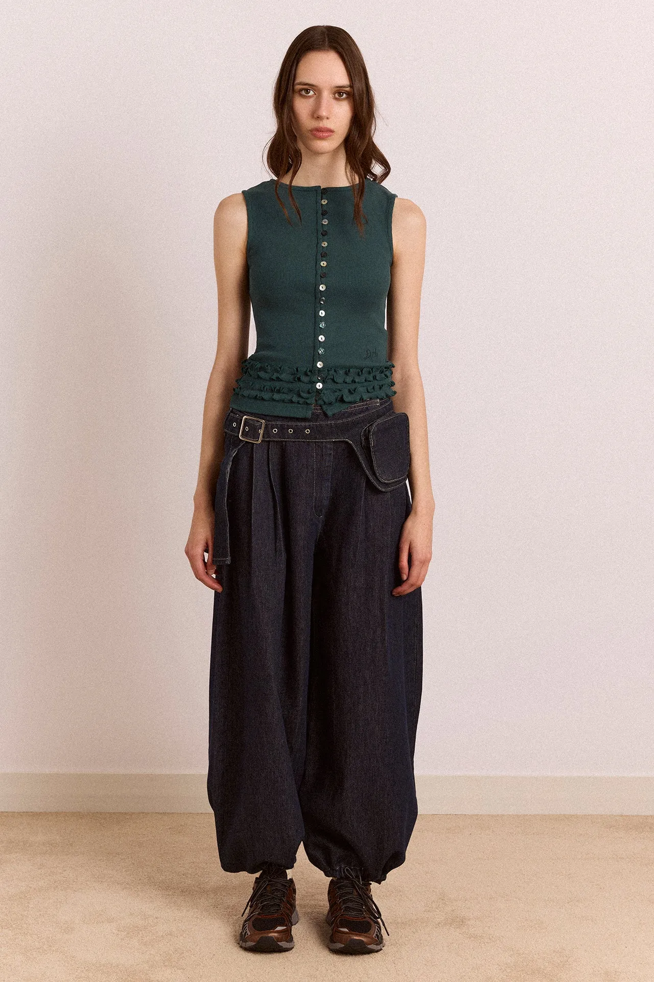 Ember Tank - Green sold by Damson Madder product image thumbnail 3