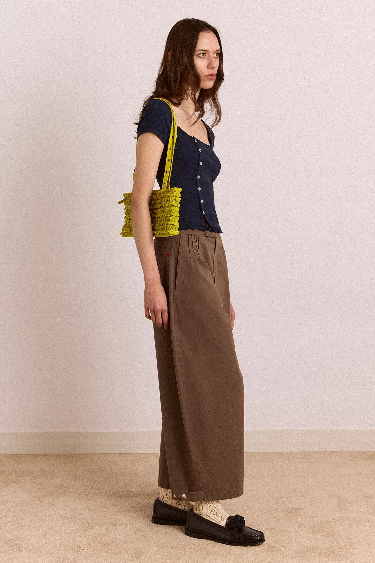 Posie Short Sleeve Top - Navy sold by Damson Madder product image thumbnail 4