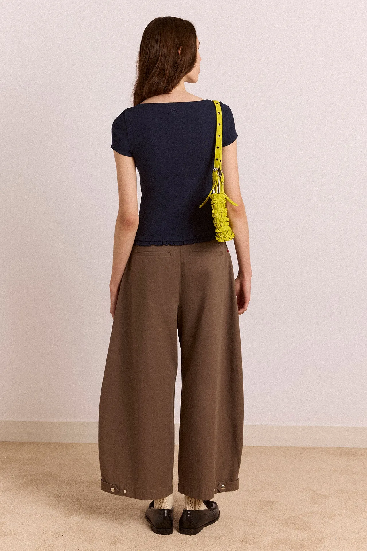 Posie Short Sleeve Top - Navy sold by Damson Madder product image thumbnail 5