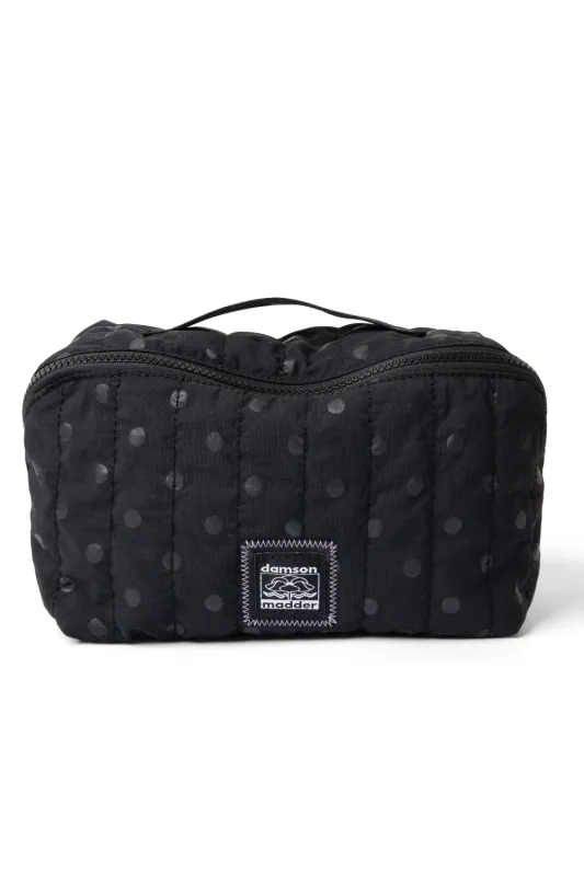 Large Wash Bag - Athena Black Spot made by Damson Madder