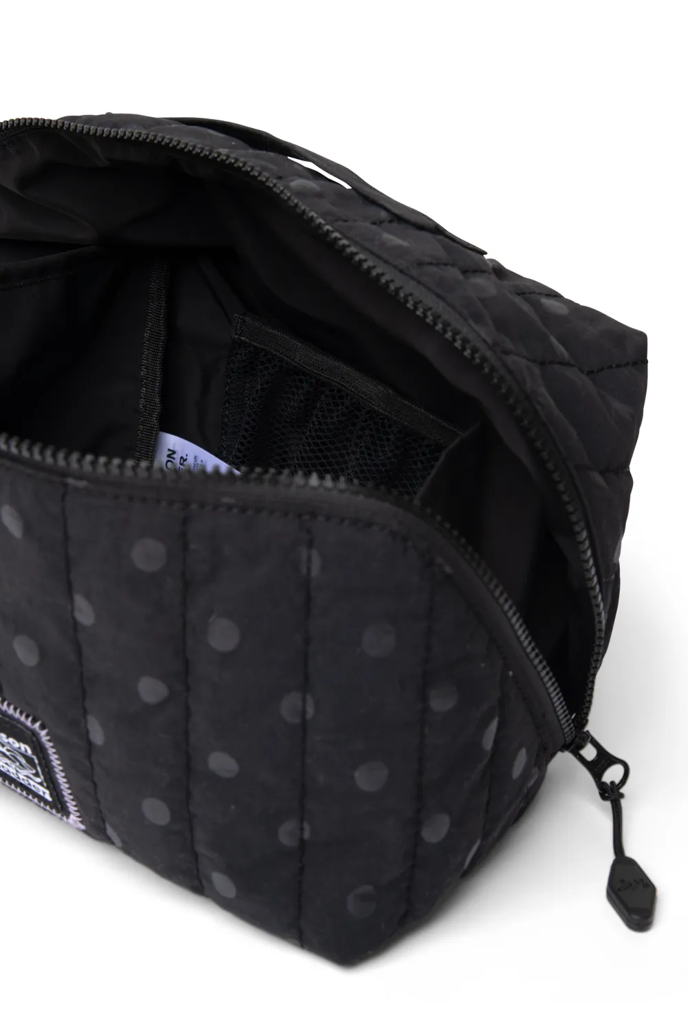 Large Wash Bag - Athena Black Spot sold by Damson Madder product image thumbnail 2