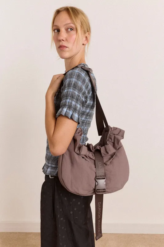 Atticus Buckle Bag - Grey made by Damson Madder