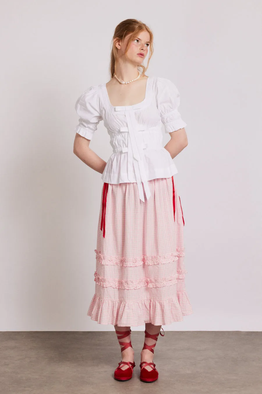 bianca blouse - white sold by Damson Madder product image thumbnail 2