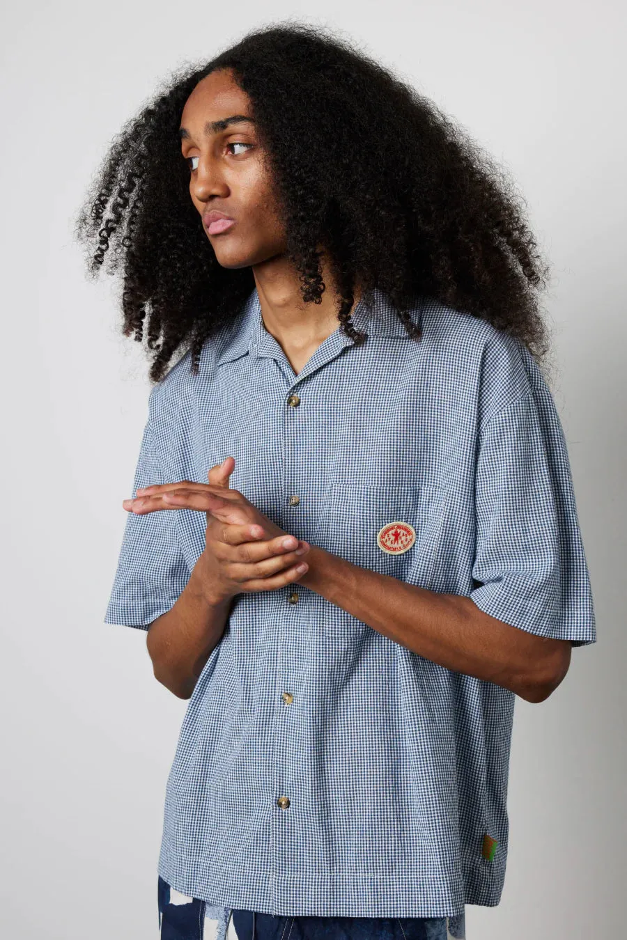 mini check shirt sold by Damson Madder product image thumbnail 4