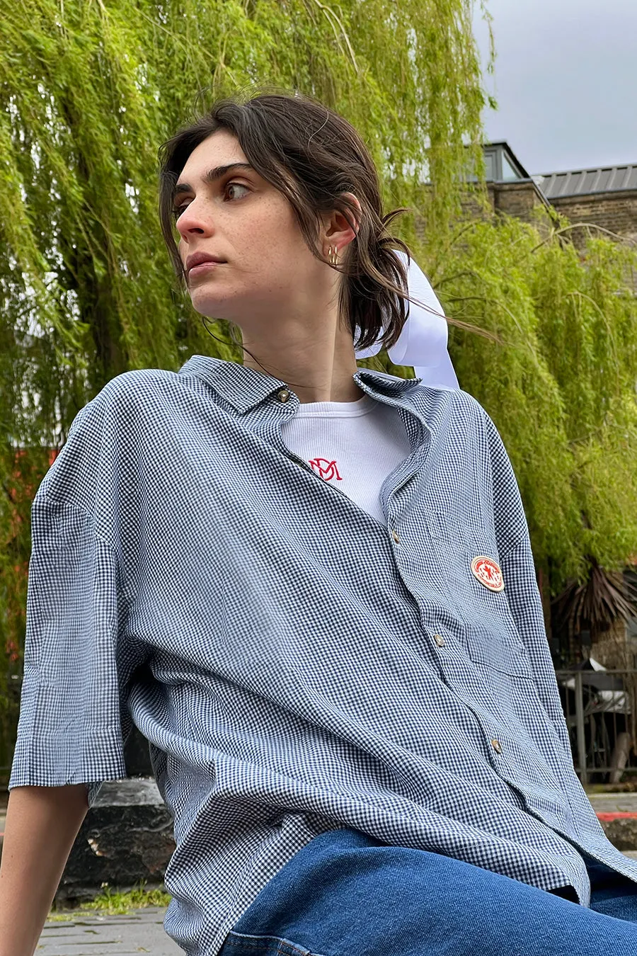 mini check shirt sold by Damson Madder product image thumbnail 5