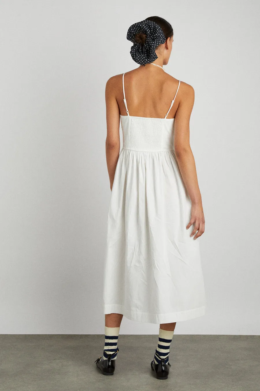 penelope apron dress - white sold by Damson Madder product image thumbnail 4