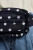 printed spot frill front cross body bag sold by Damson Madder