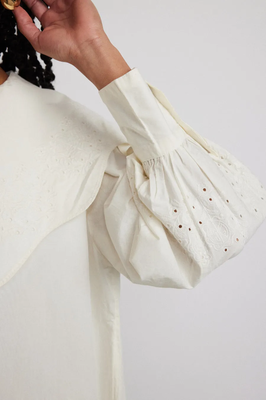 romeo embroidered blouse - white sold by Damson Madder product image thumbnail 5