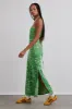 mae fruit label jacquard midi dress sold by Damson Madder