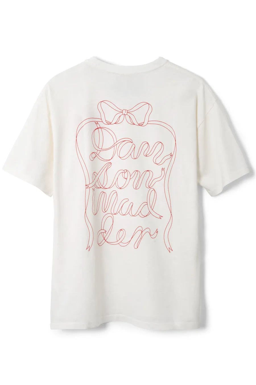 bow logo short sleeve tee sold by Damson Madder product image thumbnail 4