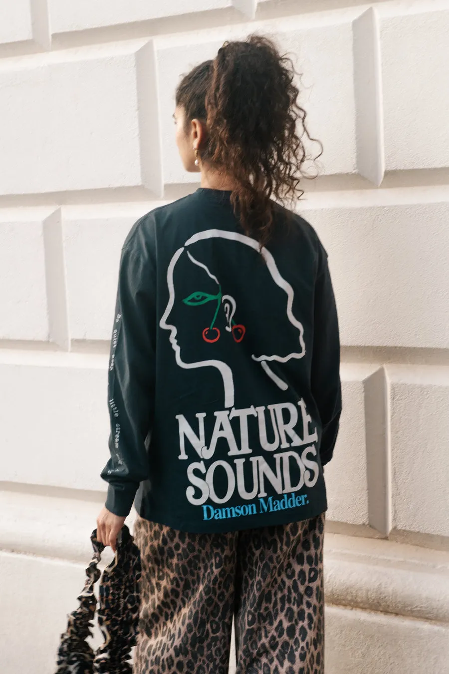 nature sounds long sleeve tee sold by Damson Madder