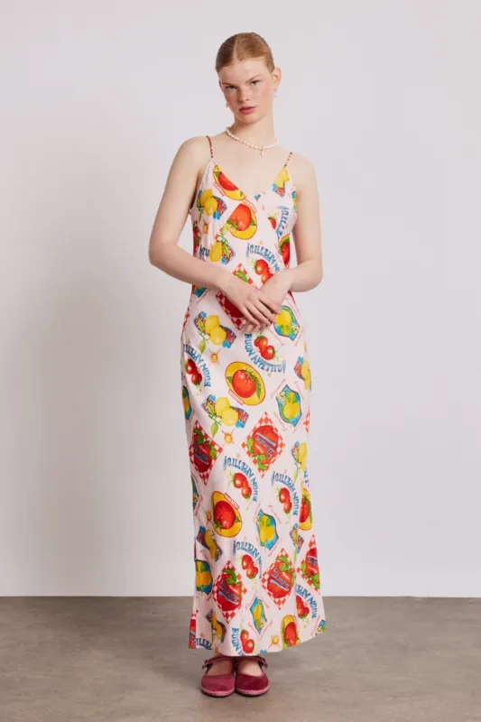 calypso slip dress - buon appetit sold by Damson Madder