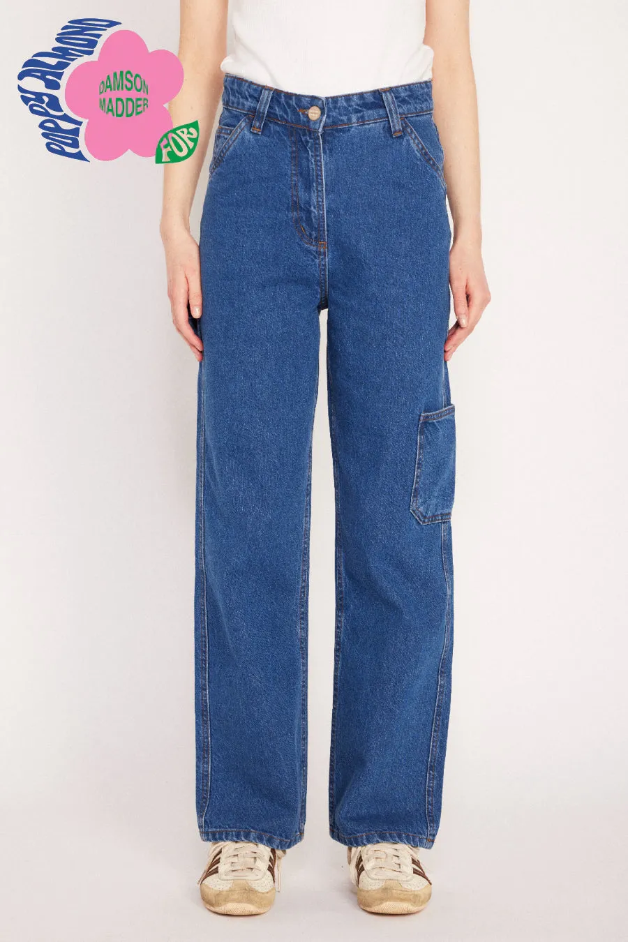 amanda cargo jean sold by Damson Madder