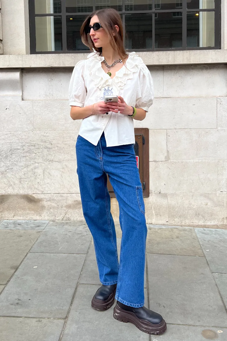 amanda cargo jean sold by Damson Madder product image thumbnail 2