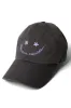 smiley cap with lilac embroidery - web exclusive sold by Damson Madder