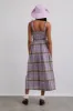 hettie midi dress - cindy check sold by Damson Madder